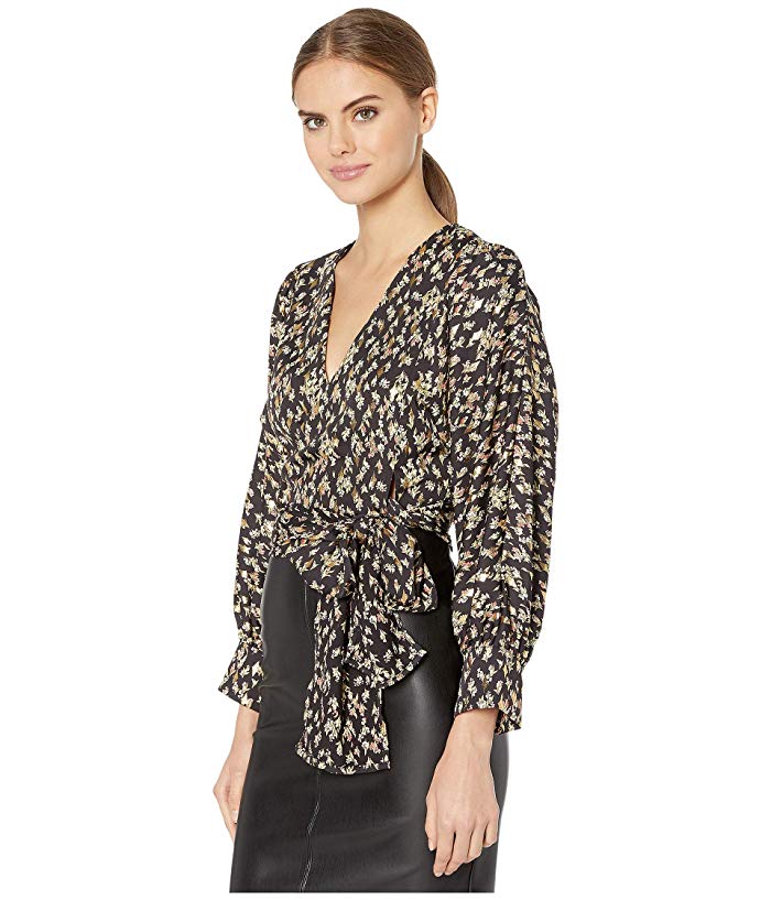 Sabina Musayev Apple Top (Printed Black) Women's Clothing thumbnail