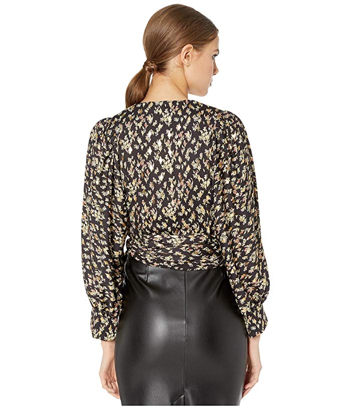 Sabina Musayev Apple Top (Printed Black) Women's Clothing thumbnail