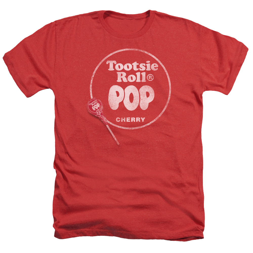 Tootsie Roll Tootsie Roll Pop Logo Mens Heather Shirt