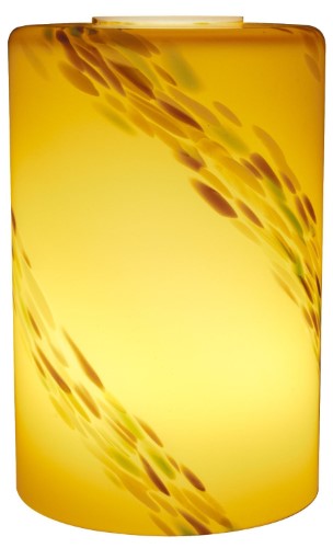 American Lighting - GM-a-AMS Cylind. Glass Shade for Pend. Light - Amber