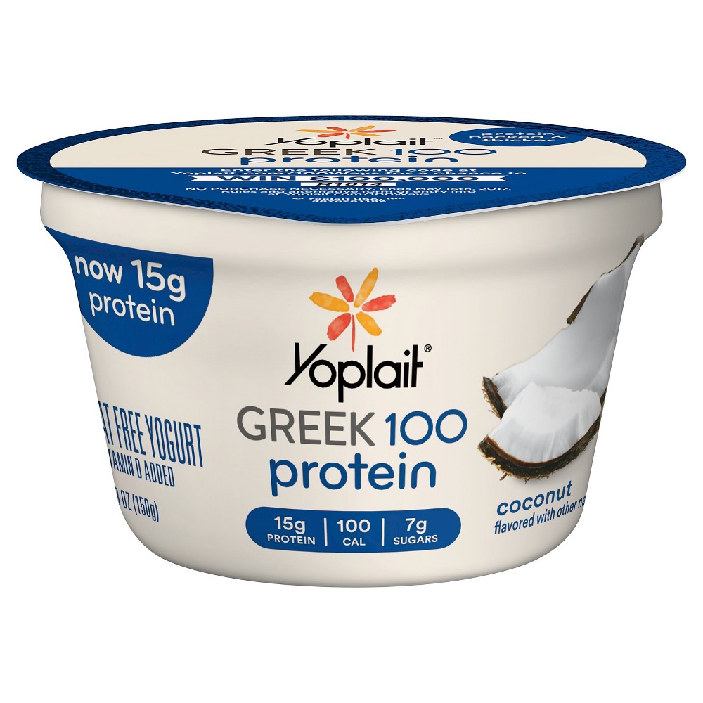 Yoplait Greek 100 Protein Coconut Fat Free Yogurt