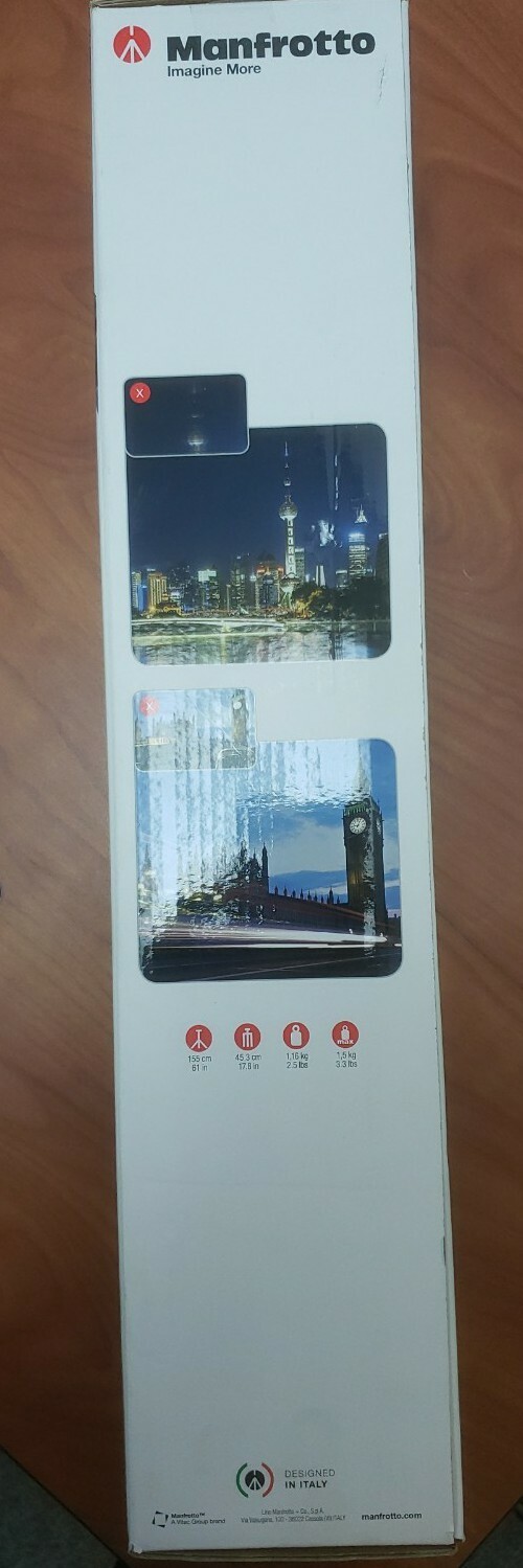 Manfrotto MKSCOMPACTACN-BK 61Action Smart Tripod Stand 4 Camera *NO Phone Clamp