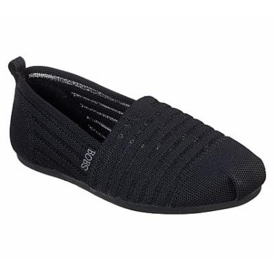 BOBS from Skechers Women's Alpargatas BBK - Black Plush Golden Hour Alpargata - Women