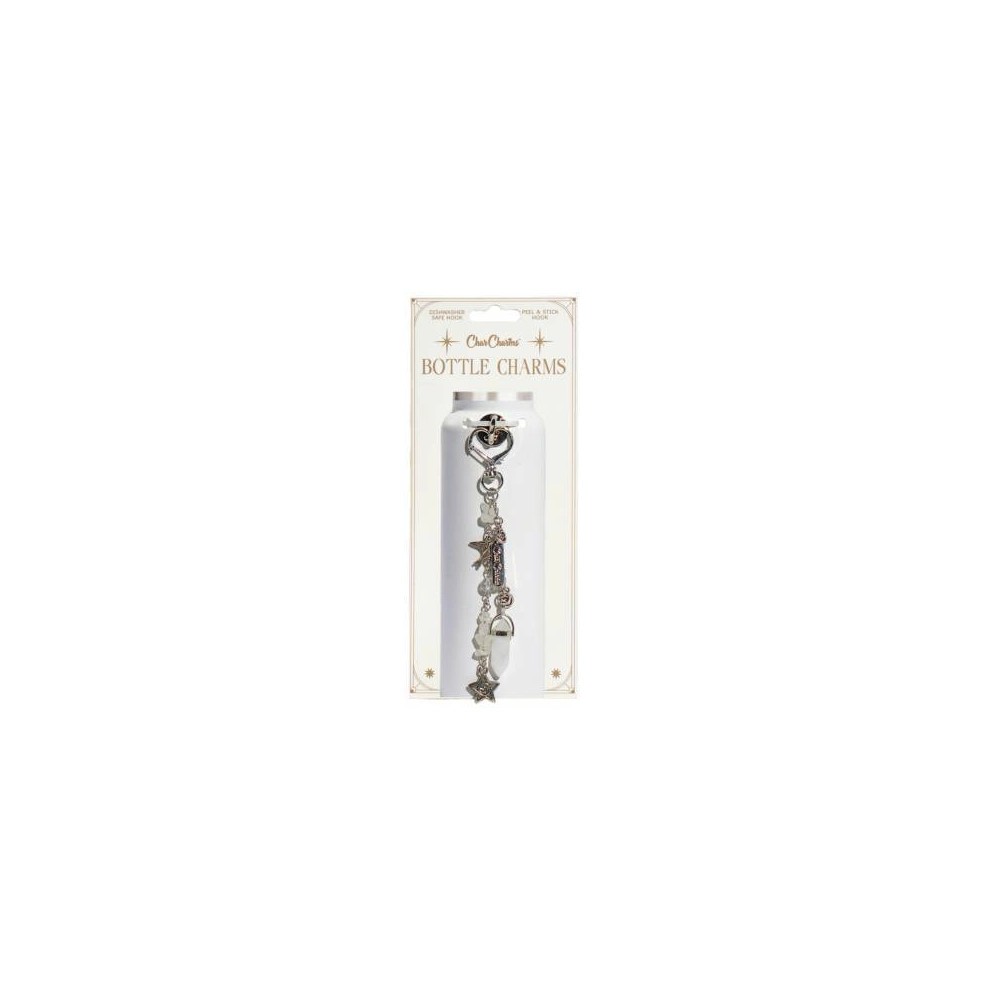 CharCharms Stick-on Hook Charm Bundle NYNY Crystal