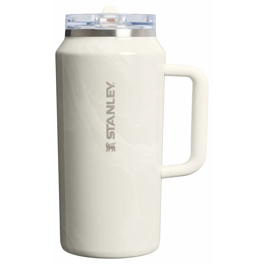 Stanley 64 Oz Stainless Steel Quencher Pro Tour Tumbler Calcite Calacatta