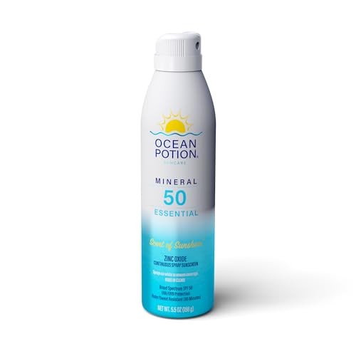 Ocean Potion Sunscreen Body Spray Essential SPF#50 5.5oz C-Spray - Mineral Formula