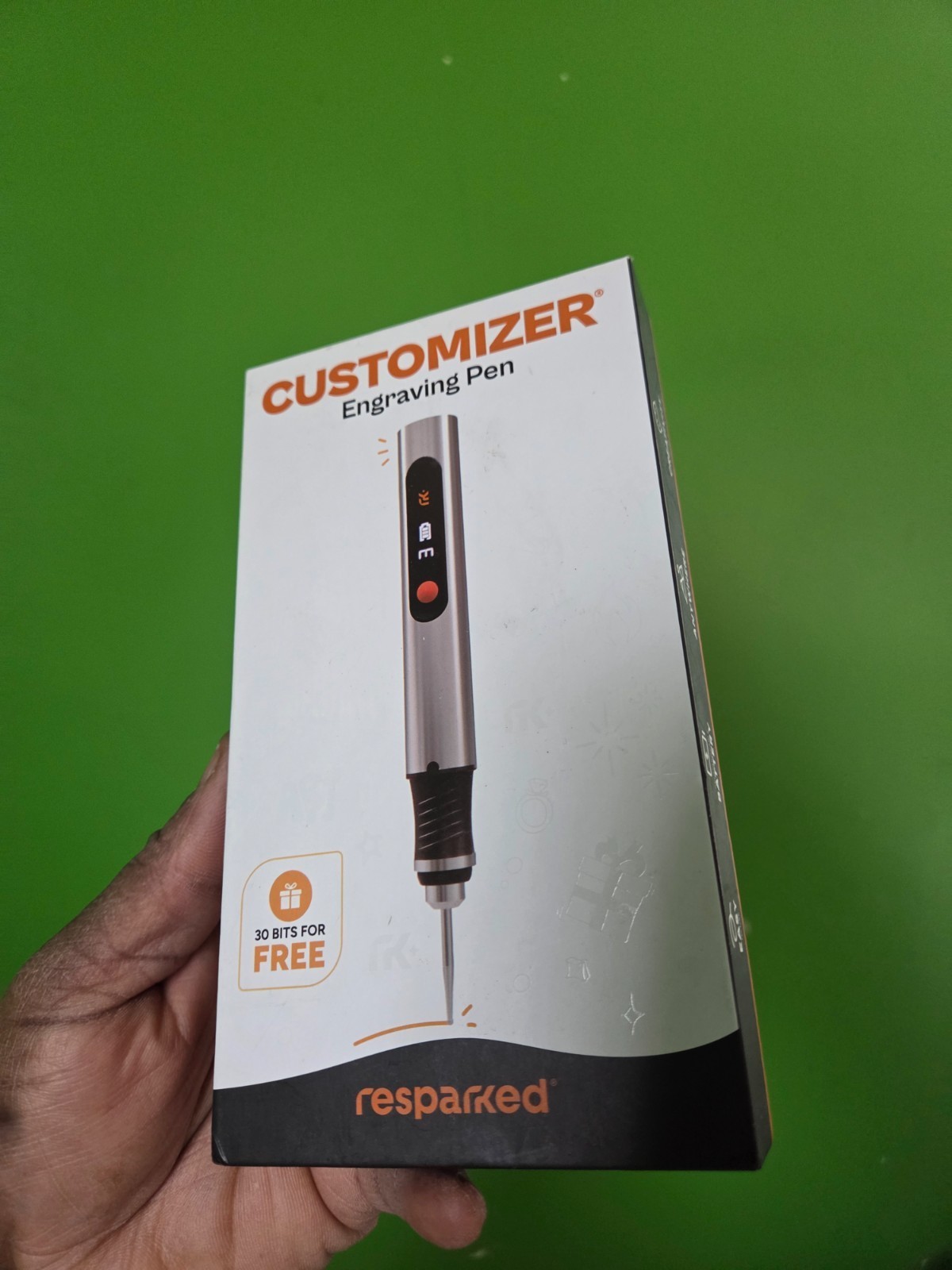 NEW - Resparked Customizer Engraving Pen - with 30 Bits