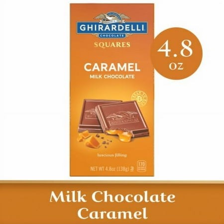 2X - Ghirardelli Caramel Milk Chocolate Squares Candy Bar