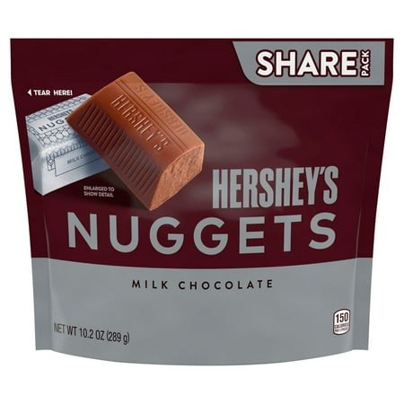 2 Pack - Hershey S Nuggets Share Size Milk Chocolates 10.2 Oz Package May Vary