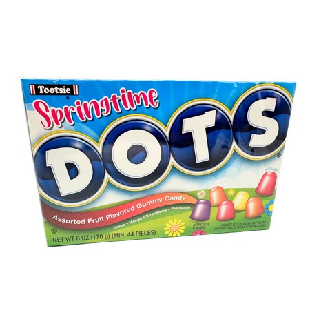 Springtime Dots | Chewy Assorted Fruit-Flavored Gummy Candy – 3 Pack (6 Oz Boxes  44 Pieces per Box)