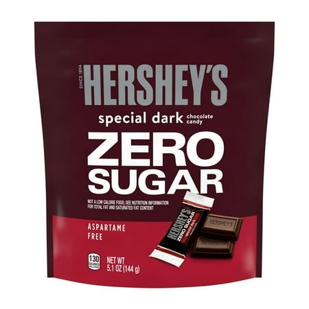 Hershey S Special Dark Zero Sugar Chocolate Candy - 5.1 Oz (Pack of 1)