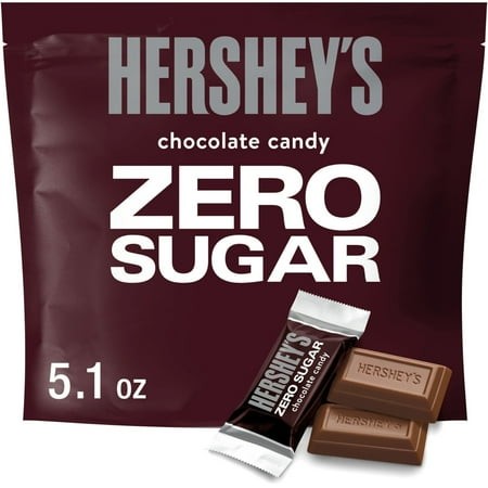 HERSHEY S Zero Sugar Chocolate Candy Bag