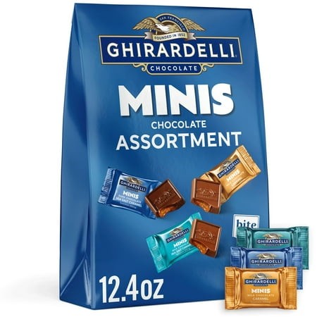 GHIRARDELLI Minis Chocolate Assortment Candy Squares - 12.4oz - Pack of 2