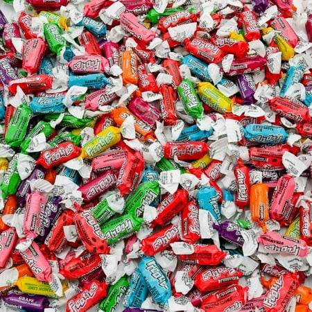 TOOTSIE FROOTIES Taffy Candy MFF30 Assorted Mix (10 Flavors) - Tootsie Rolls Bulk Bag  Individually Wrapped  Fruit Chews  Gluten and Peanut Free  Ulti