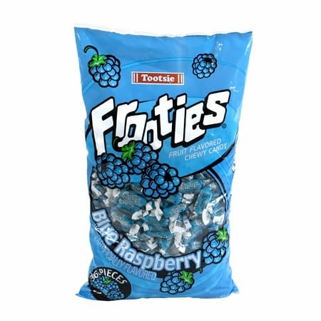 Tootsie Roll Blue Raspberry Frooties  38.8 Oz Bag (Pack of 32)