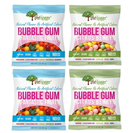 Tree Hugger Bubble Gum - MDA05 Variety Pack - 2 Oz (4 Bags)