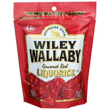 Wiley Wallaby Classic Red Licorice 10 Oz (Pack of 10)
