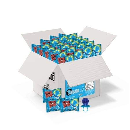 Ring Pop Individually Wrapped Candy MDA05 70 Count Bulk Pack - Christmas Candy Bulk Individually Wrapped  Blue Raspberry Flavored Suckers  Gender Reve