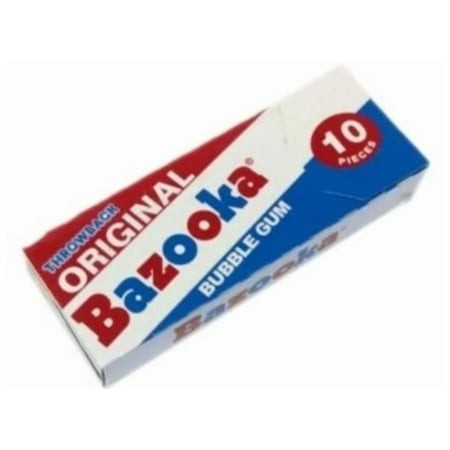 Topps Bazooka Bubble Gum 2.11 Oz (Pack of 16)