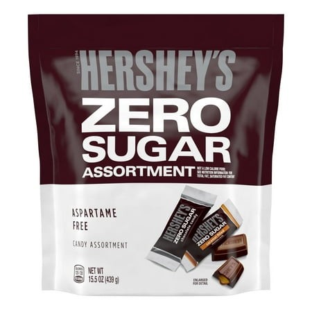Hershey S Zero Sugar Assorted Chocolate Candy  1 Bag