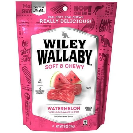 Wiley Wallaby Licorice Watermelon 10.0 Oz Pack of 2