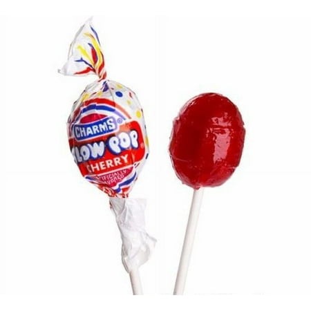 15 Piece Cherry Charms Blow Pops