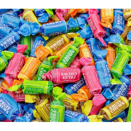 TOOTSIE ROLL Fruit Chews  5 Assorted Flavors  Individually Wrapped  Bulk & Delicious Candy (5 Pounds)