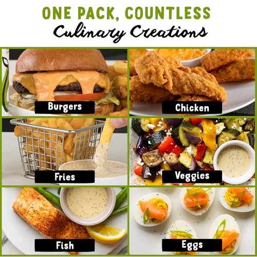 Chosen Foods Dip & Drizzle Sauces Variety Pack Burger Sauce, Chicken Sauce, and Everything Bagel Sauce 3-Pack, for Hamburgers, Sandwiches, Nuggets, Wi thumbnail