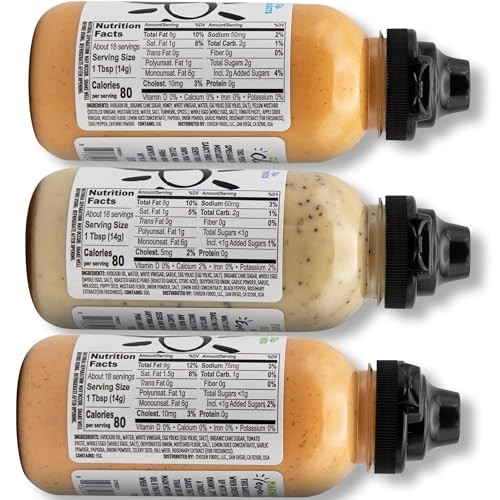 Chosen Foods Dip & Drizzle Sauces Variety Pack Burger Sauce, Chicken Sauce, and Everything Bagel Sauce 3-Pack, for Hamburgers, Sandwiches, Nuggets, Wi thumbnail