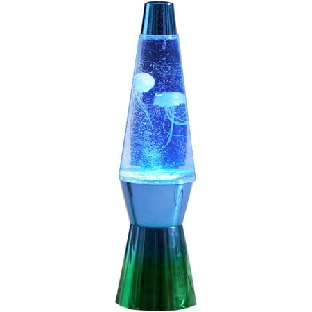 Urban Shop 13  Blue and Green Ombre Jellyfish Motion Lamp  Pre-Filled and USB Powered  Incandescent Bulb
