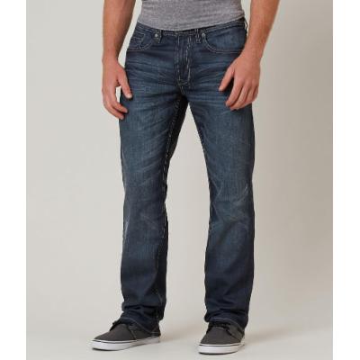Buffalo Lucas Straight Stretch Jean - Blue 33/32, Men's