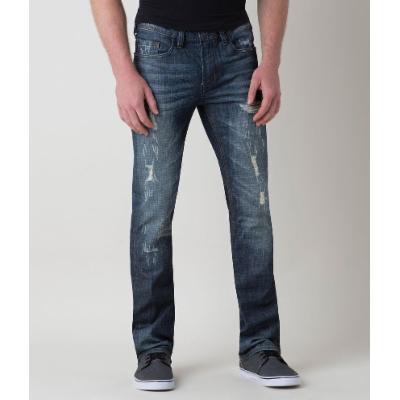 Buffalo Evan Stretch Jean - Blue 33/32, Men's