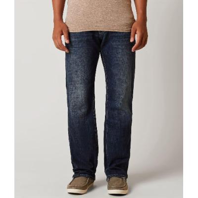 Buffalo Lucas Straight Stretch Jean - Blue 33/32, Men's