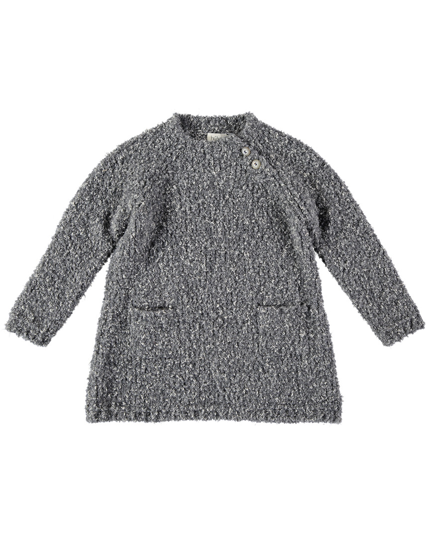 Buho Girls Marie Boucle Knit Wool-Blend Dress