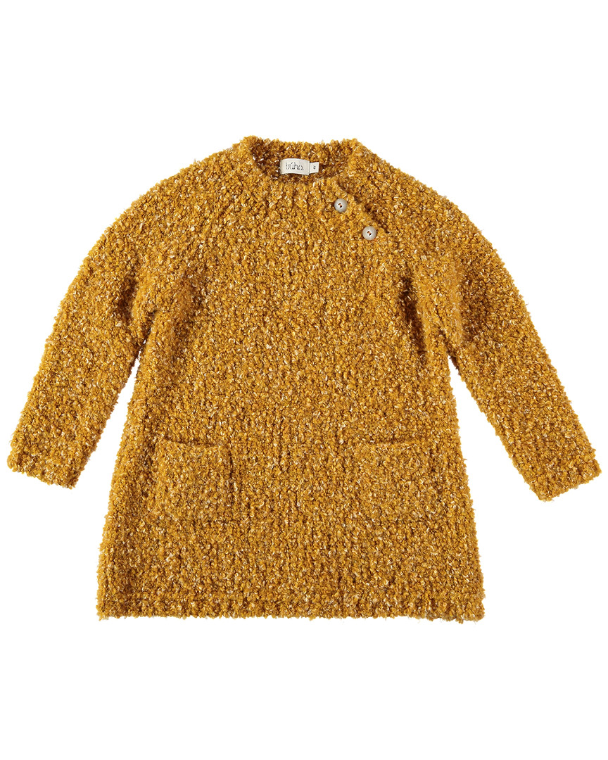 Buho Girls Marie Boucle Knit Wool-Blend Dress