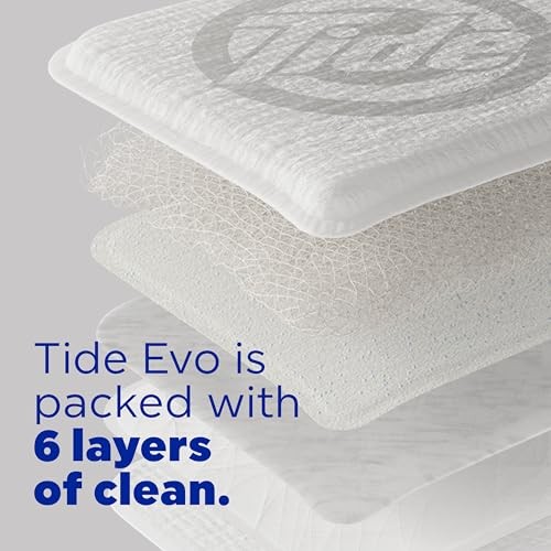 Tide Evo Laundry Detergent Tiles  100% Concentrated  6X Cleaning Power  Original Tide Scent  42 Count thumbnail