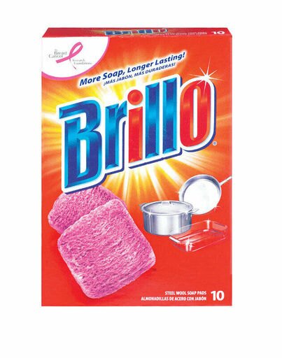 Brillo Heavy Duty Steel Wool Pads 10 Pk