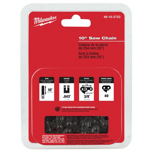 Milwaukee 49-16-2723 10 in. Saw Chain New