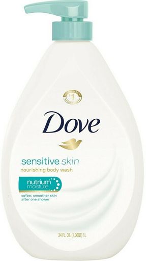 Dove Sensitive Skin Nourishing Body Wash 34 Oz