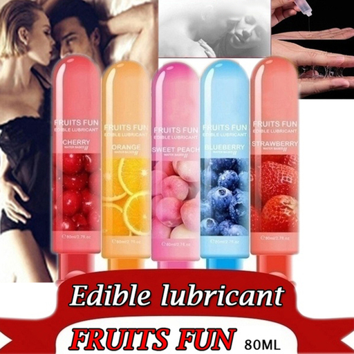 Water Soluble Based Oil Edible Fruit-flavor Lubricant Couple Oral Health Lube
