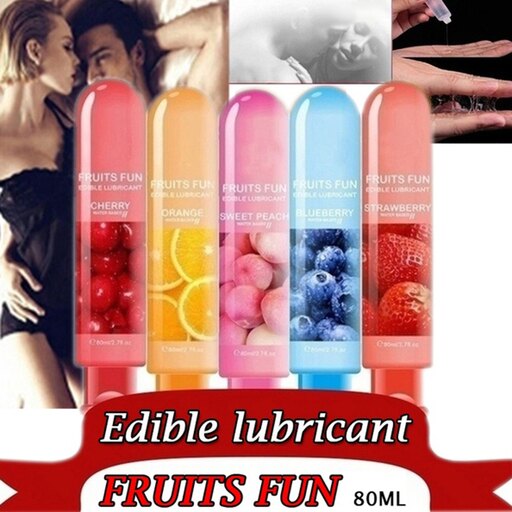 Water Soluble Based Oil Edible Fruit-flavor Lubricant Couple Oral Health Lube