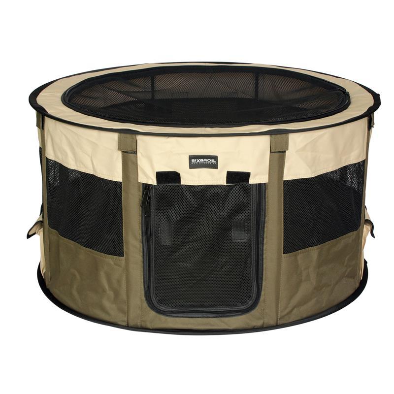 Kleintiergehege Welpenauslauf Olivgrün / Beige Versch. Größen S-L 1020/1507