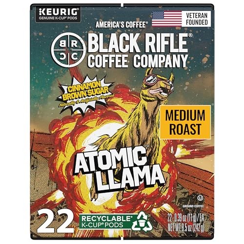 Black Rifle Coffee Company Atomic Llama™  Cinnamon Brown Sugar  K-Cup Pods  22ct