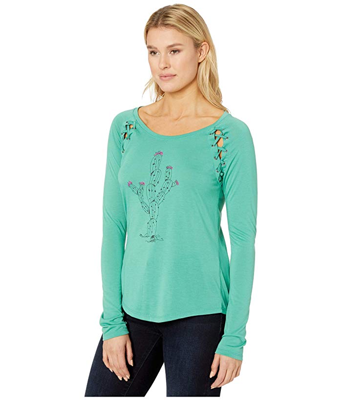 Roper 0490 Crew Neck Tee Green thumbnail
