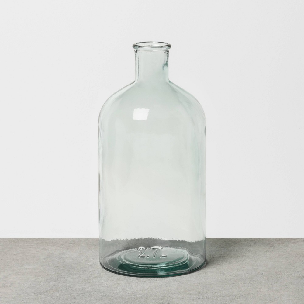 Large Clear Glass Vase - Hearth & Hand with Magnolia