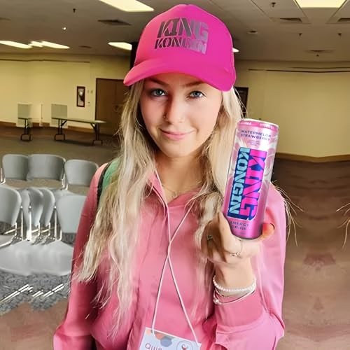 King Kongin Watermelon Strawberry Sugar Free, Zero Calorie Energy Drinks | 200mg of Natural Caffeine Pre Workout Performance with Energy & Focus & No  thumbnail