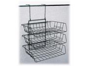 Staples Side Loading Letter Tray, Black Metal (17579-CC)