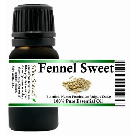 Fennel Sweet Essential Oil 5 Ml (1/6 Fl Oz) - 100% Pure and Natural by Silky Scents