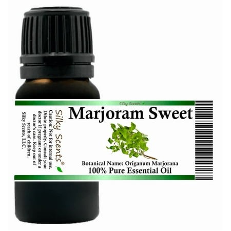 Marjoram Sweet Essential Oil 1 Fl Oz (30 Ml) - 100% Pure and Natural by Silky Scents