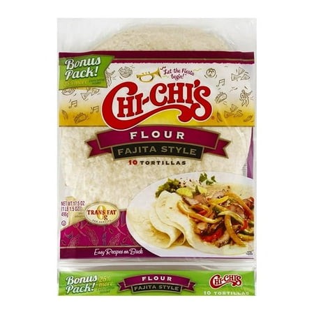 1x CHI-CHI S 10 Count Flour Tortillas  Fajita Style  17.5 Oz